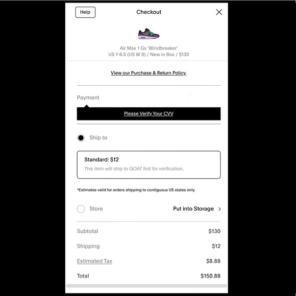 Nike Air Max 1 gs size 6.5 (8W) - Picture 4 of 4